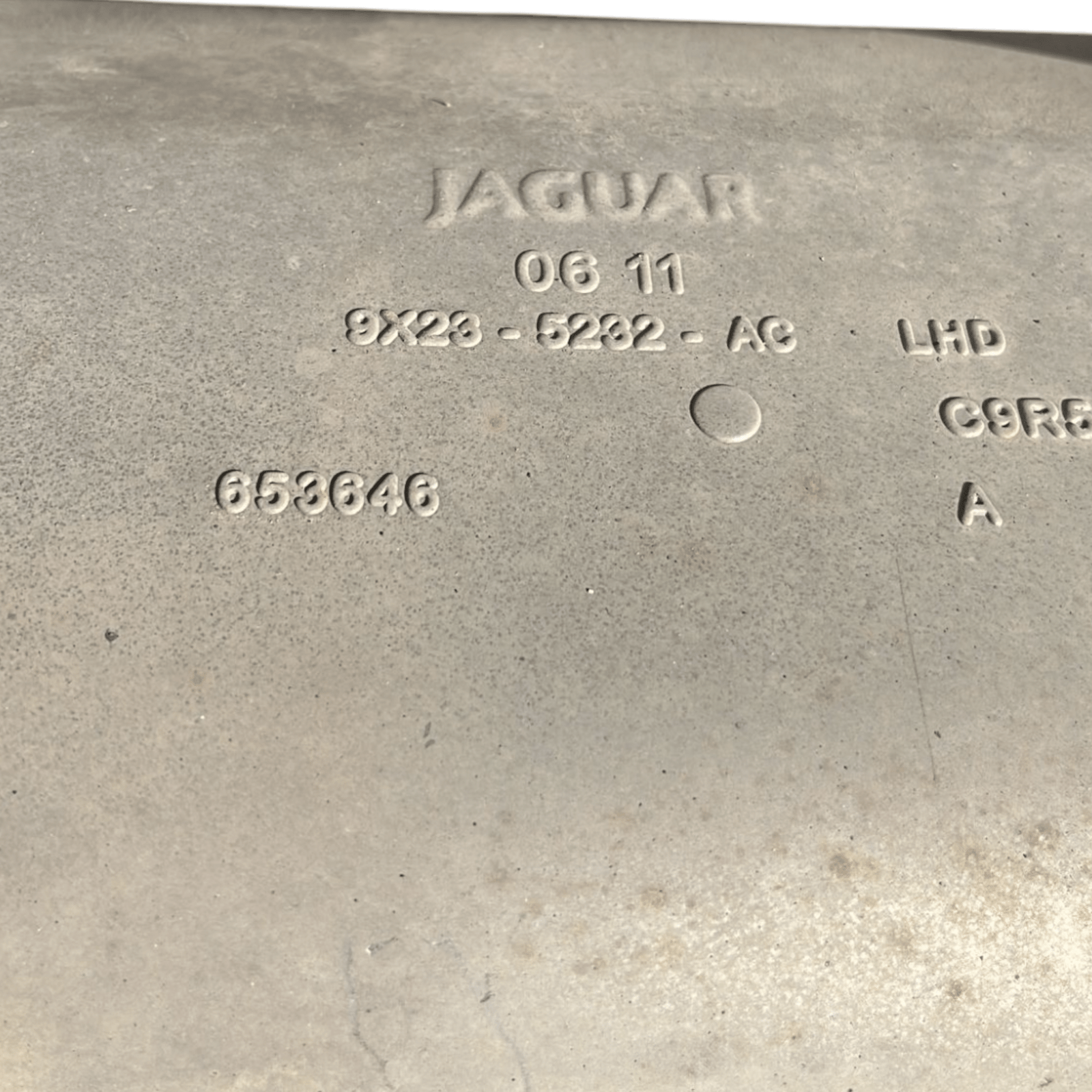 marmitta / terminale di scarico Jaguar XF250 3.0 diesel cod.9X23 - 5230 - AC / 9X23 - 5232 - AC (2008 - 2015) - F&P CRASH SRLS - Ricambi Usati