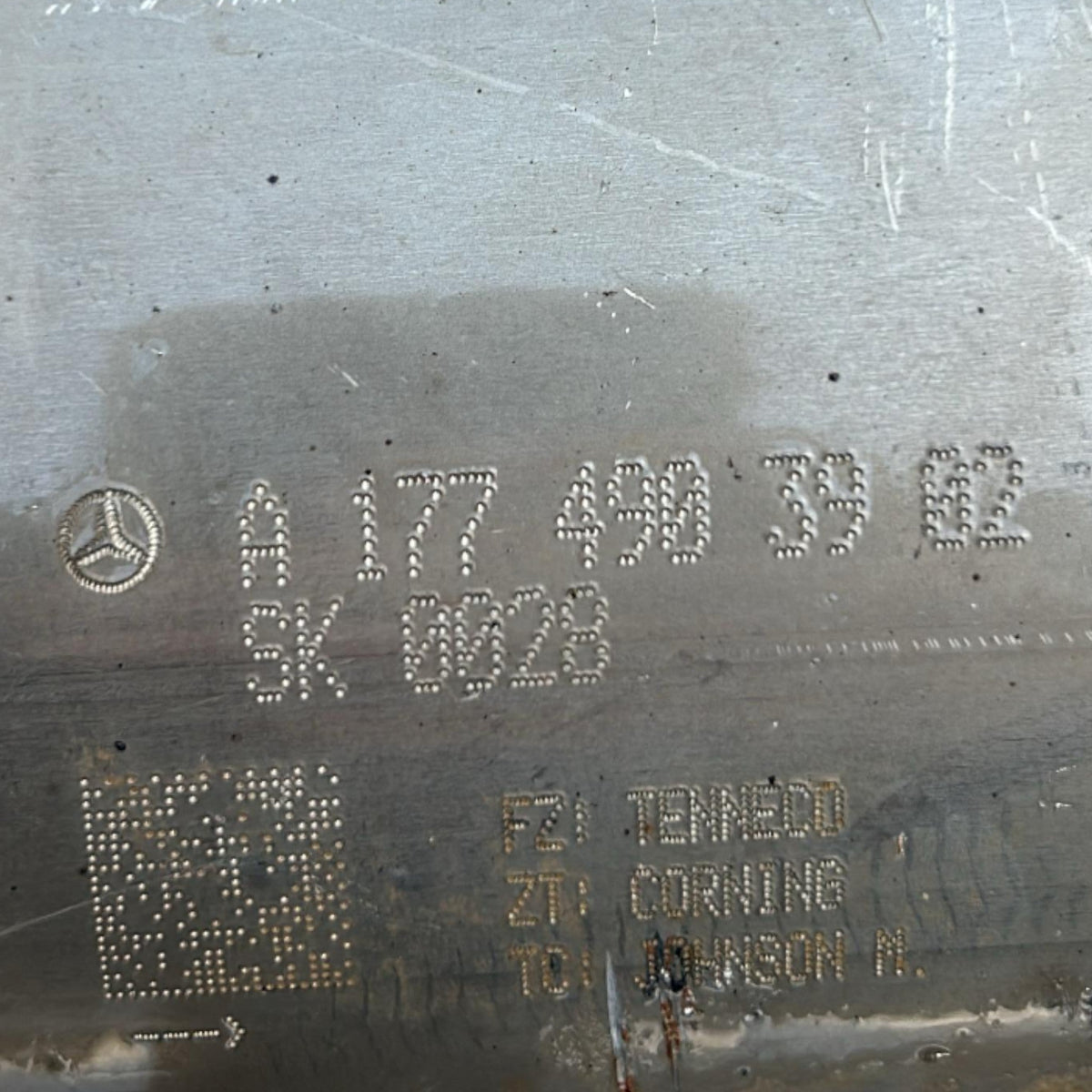 Marmitta / Terminale Di Scarico Mercedes Benz GLB (X247) cod.A2474913900 2.0 Diesel (2019 > ) cod.1774903902 Linea Di Scarico - F&P CRASH SRLS - Ricambi Usati