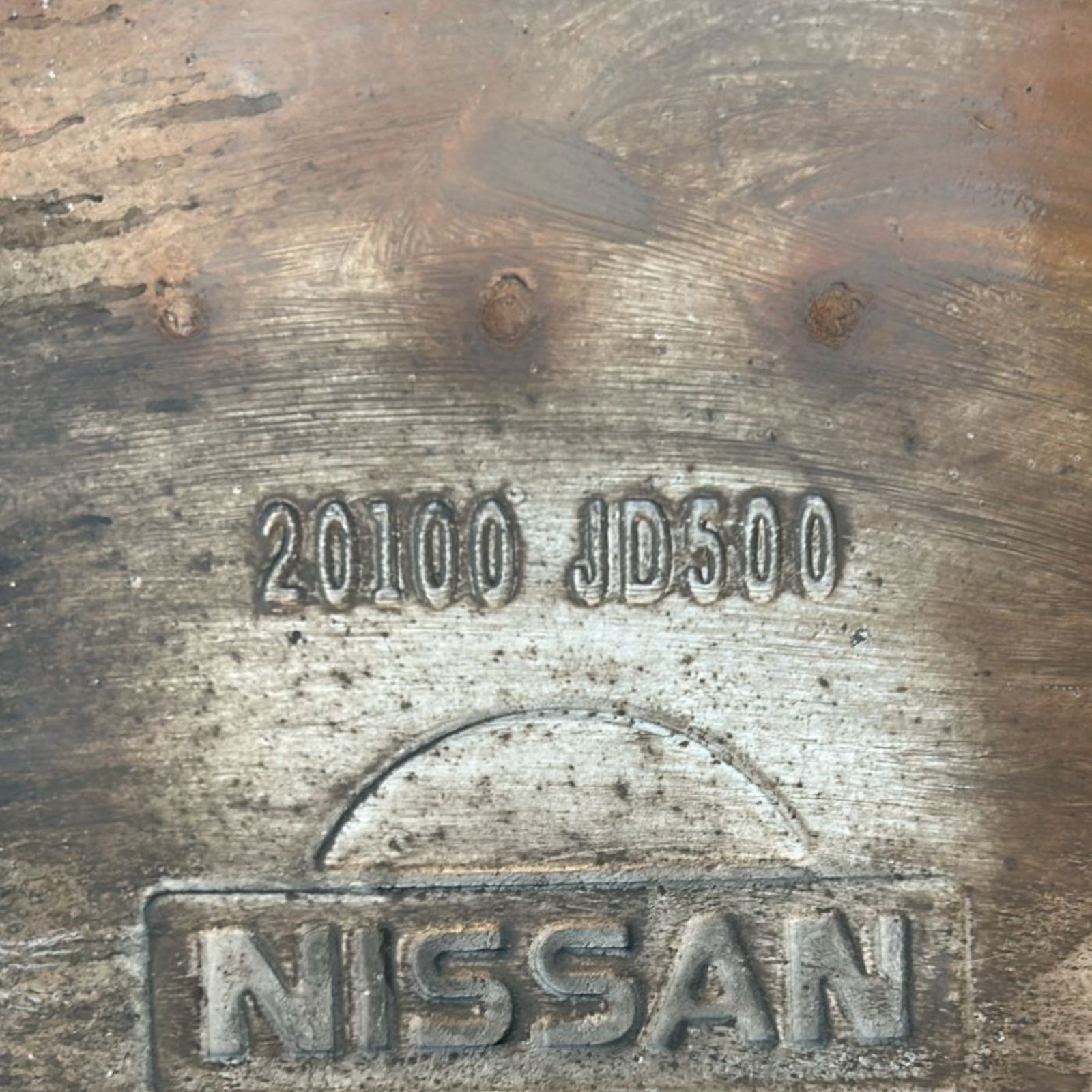 Muffler / Exhaust Terminal Nissan Qashqai (J10) cod.20100JD500 1.5 Diesel (2006 > 2014) Exhaust Line - F&P CRASH SRLS - Used Parts