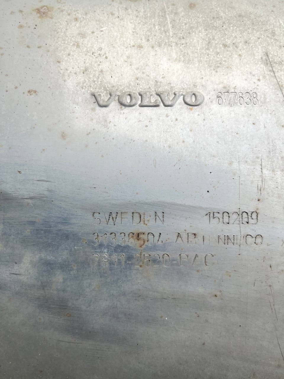 Marmitta / Terminale Di Scarico Volvo V60 (2010>) cod.31336504 - F&P CRASH SRLS - Ricambi Usati