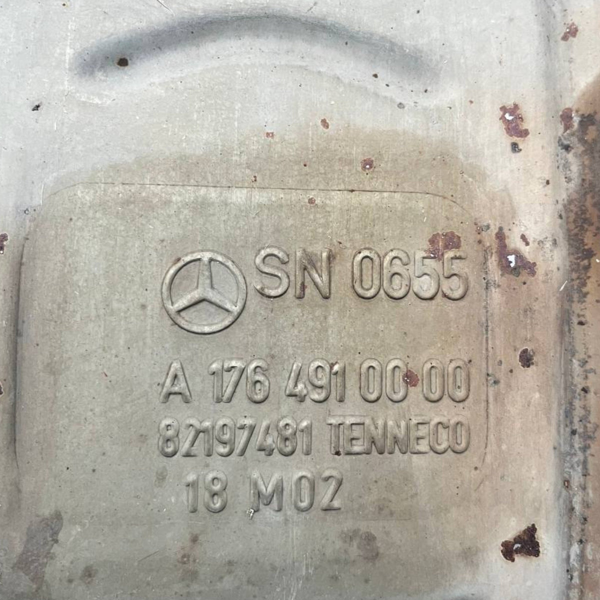 Exhaust/Terminal/Exhaust Line Mercedes - Benz Class A W176 1.6 petrol code A1764910000 (2012 - 2018) - F&P CRASH SRLS - Used Parts