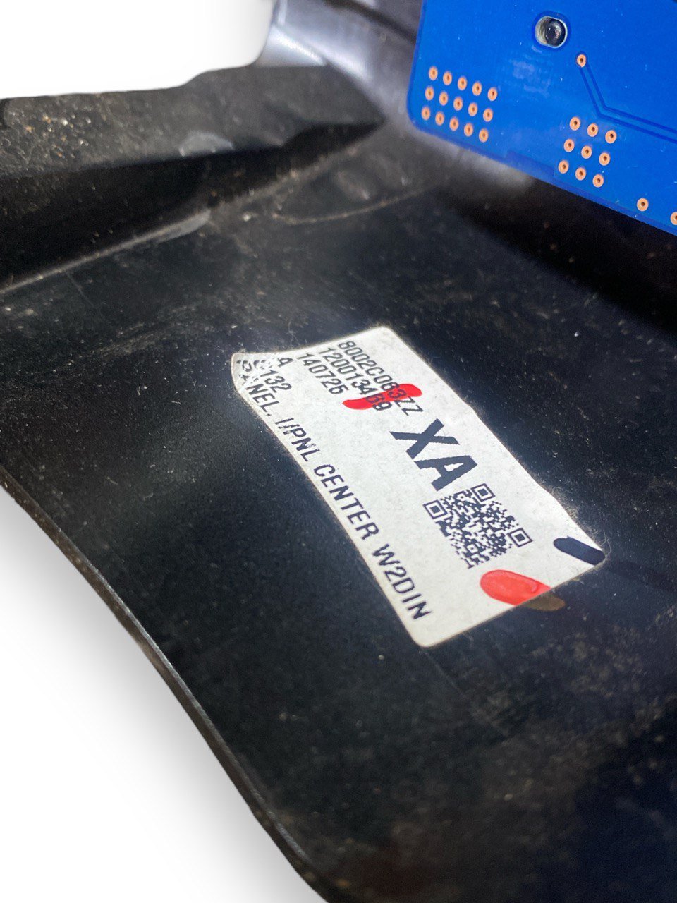 Mascherina autoradio con bocchette areazione Mitsubishi ASX I serie ( 2013 - 2016 ) cod. 120013469 - F&P CRASH SRLS - Ricambi Usati