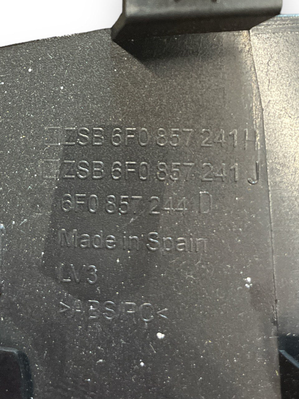 Odometer / Speedometer Mask Seat Ibiza V (2017>) code: 6F0857241H / 6F0857241J - F&P CRASH SRLS - Used Parts