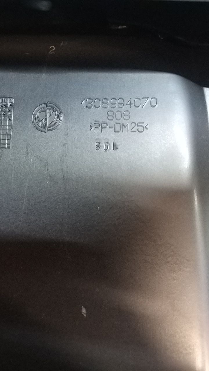 Mask / Cover Dashboard Instruments / Speedometer Fiat Qubo / Fiorino / Nemo (2009) Code: 1308994070 - F&P CRASH SRLS - Used Parts