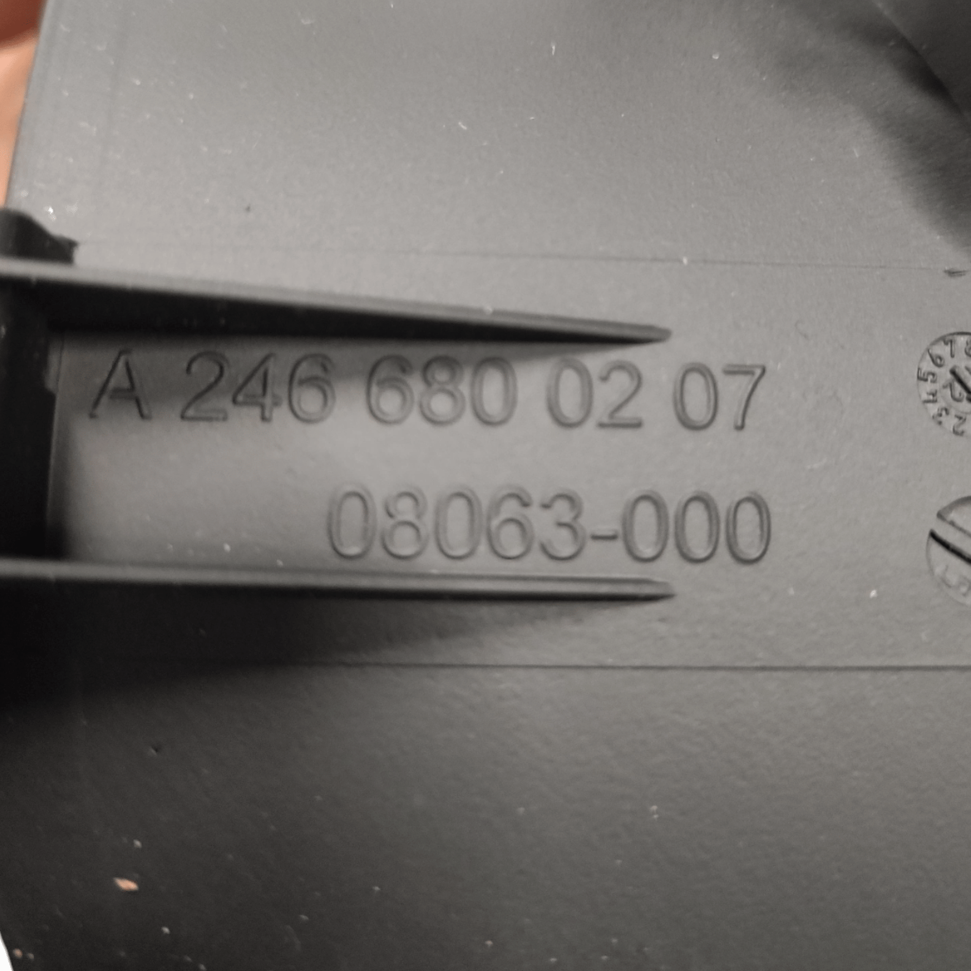 Mascherina Rivestimento Quadro Strumenti Mercedes - Benz Classe B W246 (2011 - 2018) COD: A2466800207 - F&P CRASH SRLS - Ricambi Usati