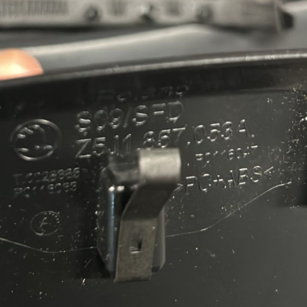 Tachometer / Odometer Mask Skoda Fabia II cod.5J1857053A (2007 > 2014) - F&P CRASH SRLS - Used Parts