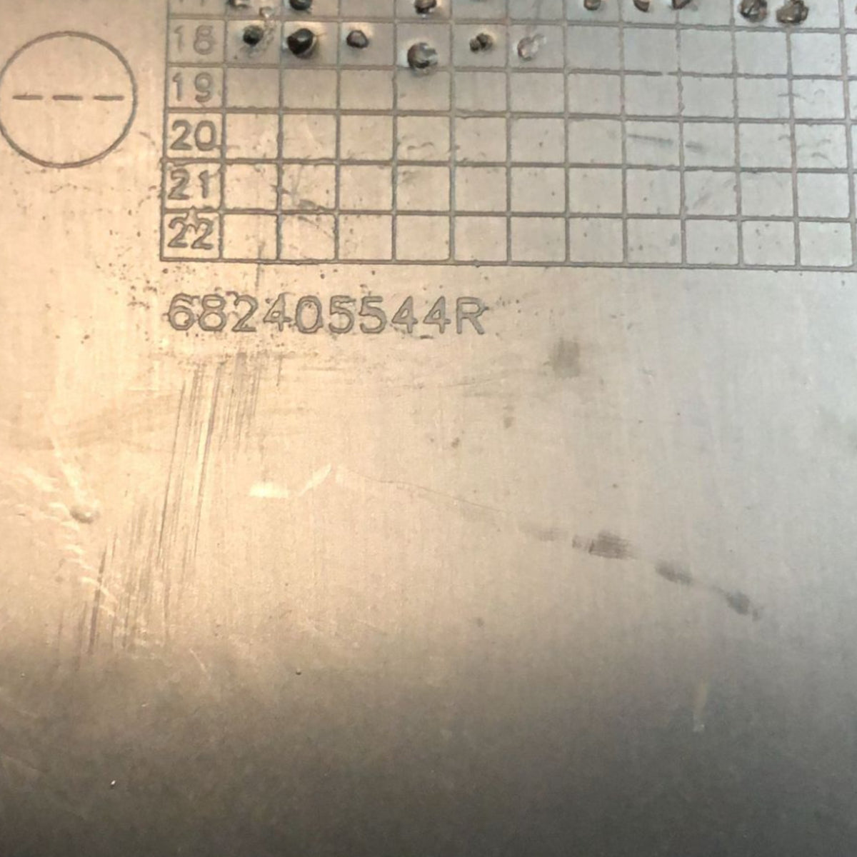 Tachometer mask Dacia Sandero (2012 > 2020) code:682405544R - F&P CRASH SRLS - Used Parts