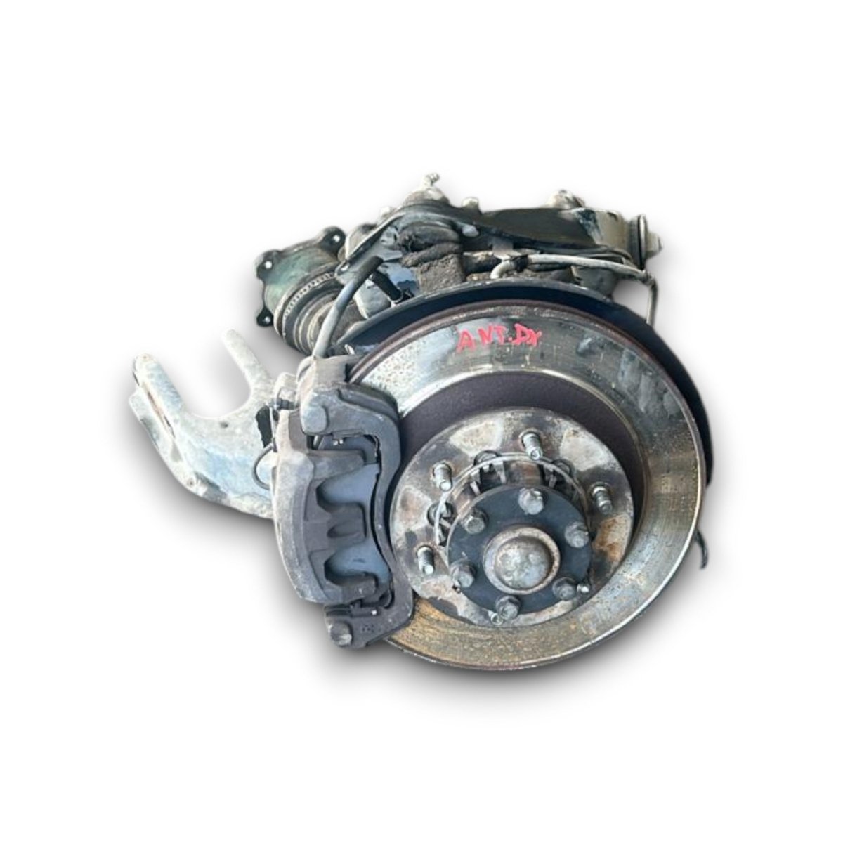 Massa meccanica anteriore destra Mitsubishi Pajero Sport I 2.5 diesel (2004 > 2008) fusello / mozzo - F&P CRASH SRLS - Ricambi Usati