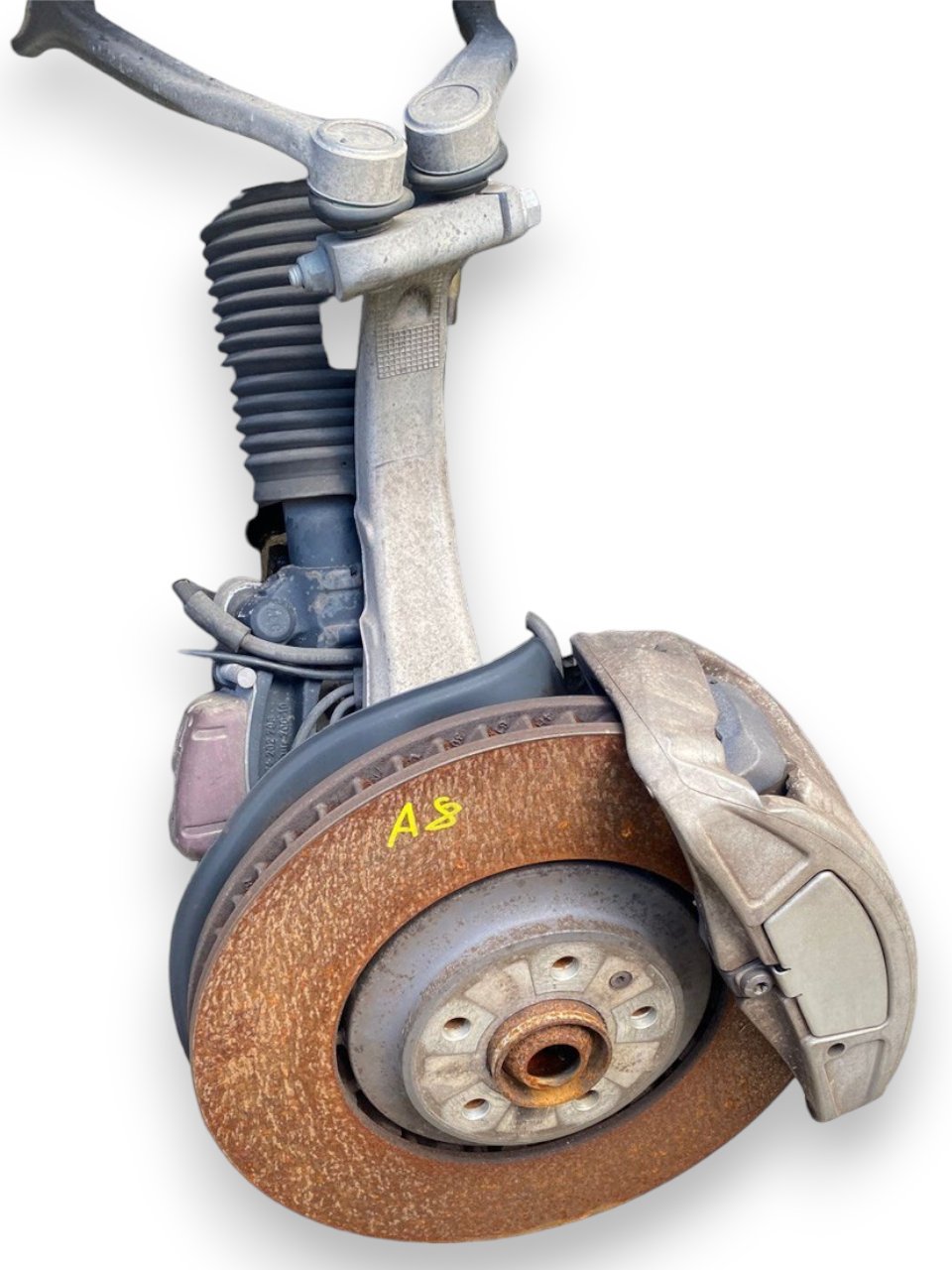 Massa Meccanica Anteriore Sinistra Sx sospensione pneomatica Automatica Audi A8 D4 4.2 TDI (2014) cod.4h0616039ad - F&P CRASH SRLS - Ricambi Usati