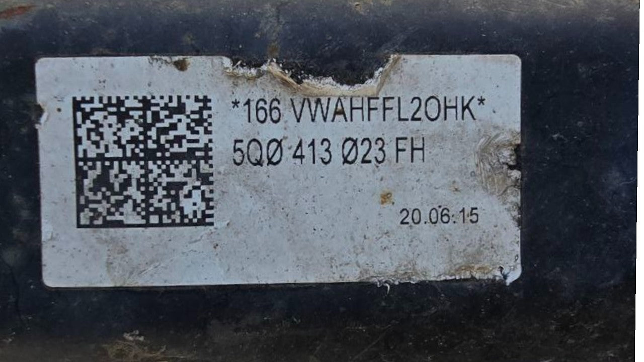 Massa Meccanica Anteriore Sinistra Volkswagen Golf VII Cod : 5Q0413023FH 1.2 Benzina (2012 - 2019) - F&P CRASH SRLS - Ricambi Usati