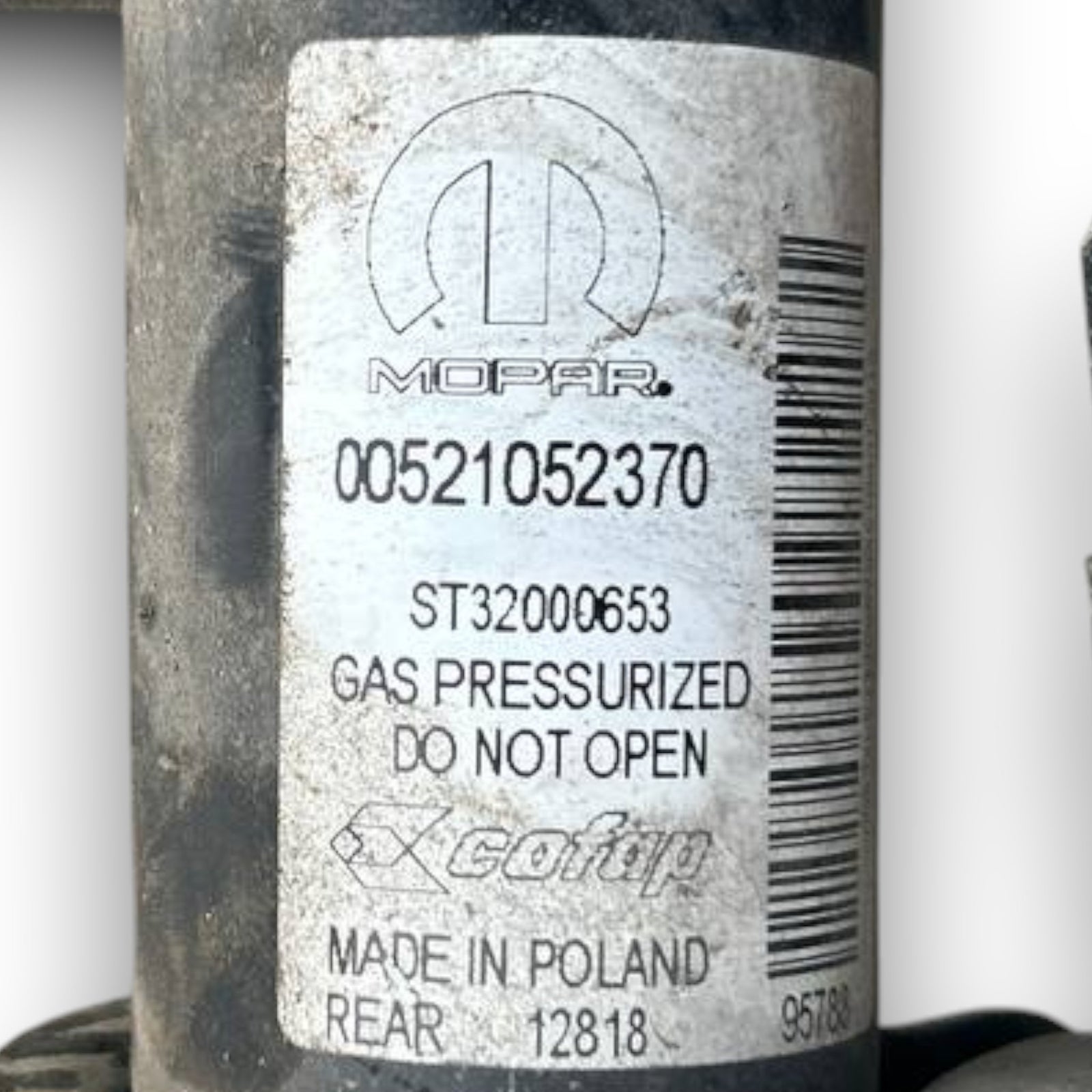 Left Rear Mechanical Mass Fiat 500 X cod.00521052370 1.4 Petrol (2014 > ) - F&P CRASH SRLS - Used Spare Parts