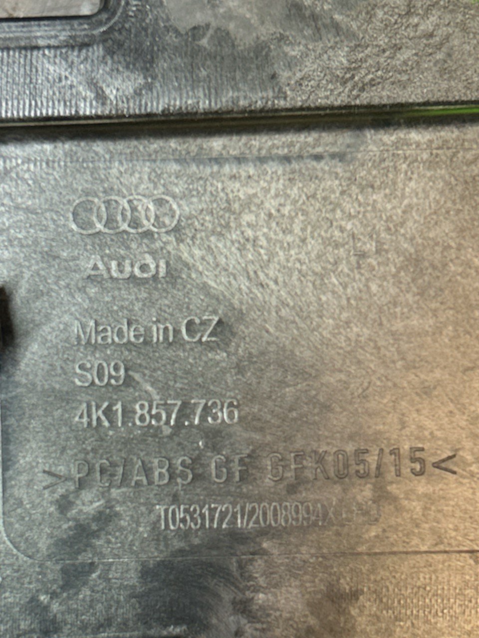 Modanatura Centrale / Lato Destro (DX) Cruscotto Audi A7 (C8) (2019 > ) cod . 4K1857736 - F&P CRASH SRLS - Ricambi Usati