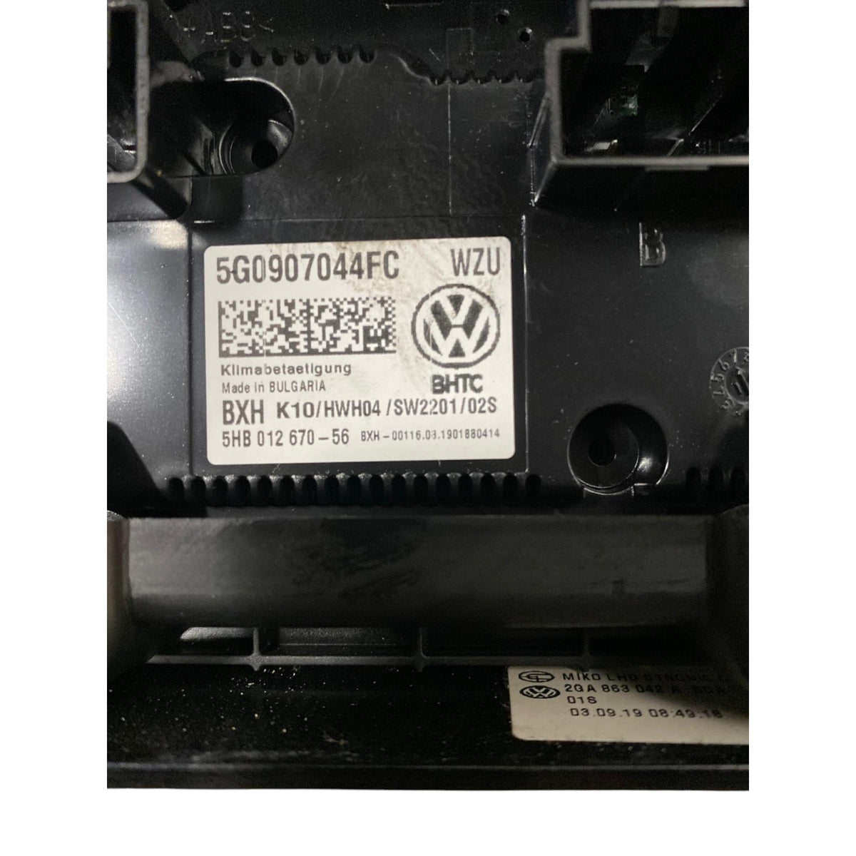 Modanatura + comandi clima T - Roc (2017>) Cod: 5G0907044FC - F&P CRASH SRLS - Ricambi Usati