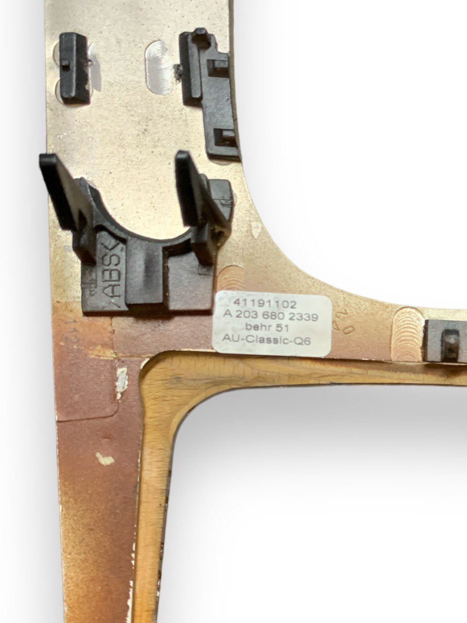Central Internal Gear Shift Console Trim Mercedes Class C W203 (2005) code.a2036802339 - F&P CRASH SRLS - Used Spare Parts
