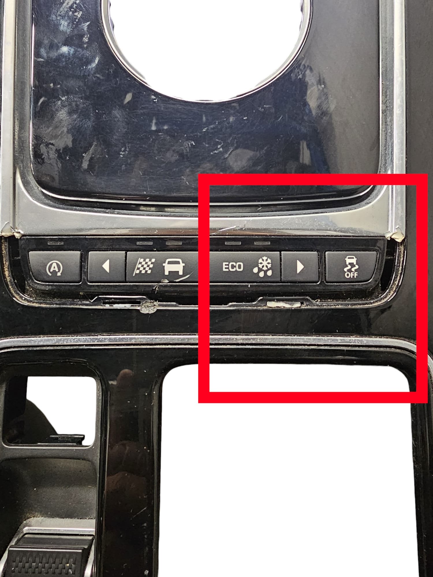 Modanatura Console Centrale Jaguar F - Pace (2016 - >) Cod:GX73044L49 - F&P CRASH SRLS - Ricambi Usati