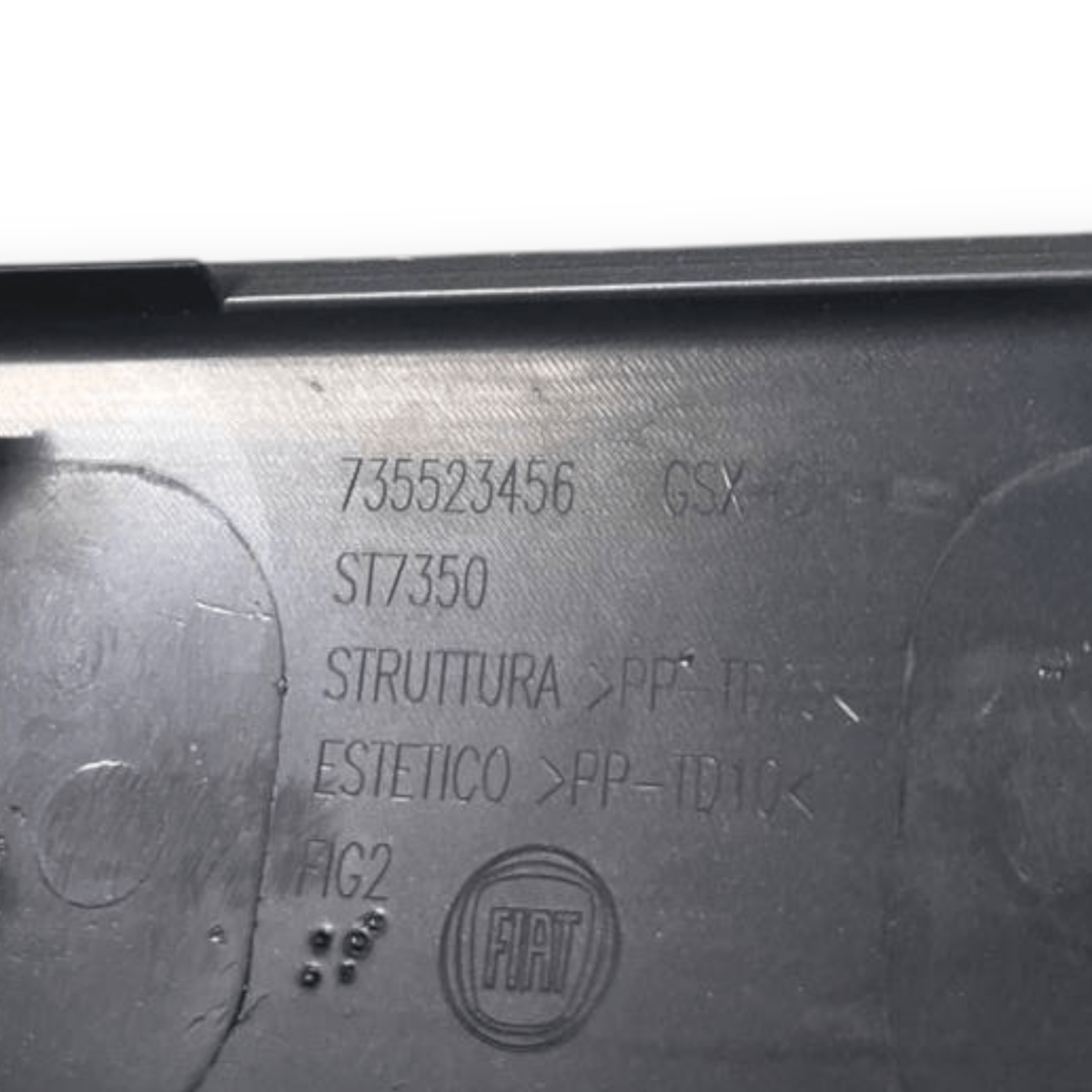 Dashboard Molding Fiat Panda 312 - 319 (2012 - ) code: 735523456 - F&P CRASH SRLS - Used Parts