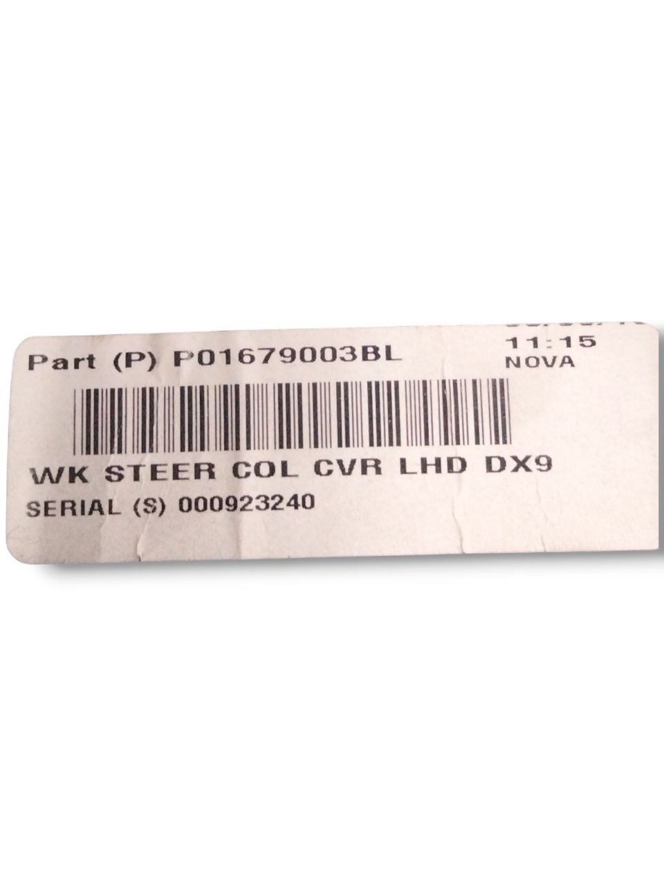 Modanatura cruscotto inferiore guidatore Jeep Grand Cherokee WK2 (2010 al 2021)cod.P01679003BL - F&P CRASH SRLS - Ricambi Usati