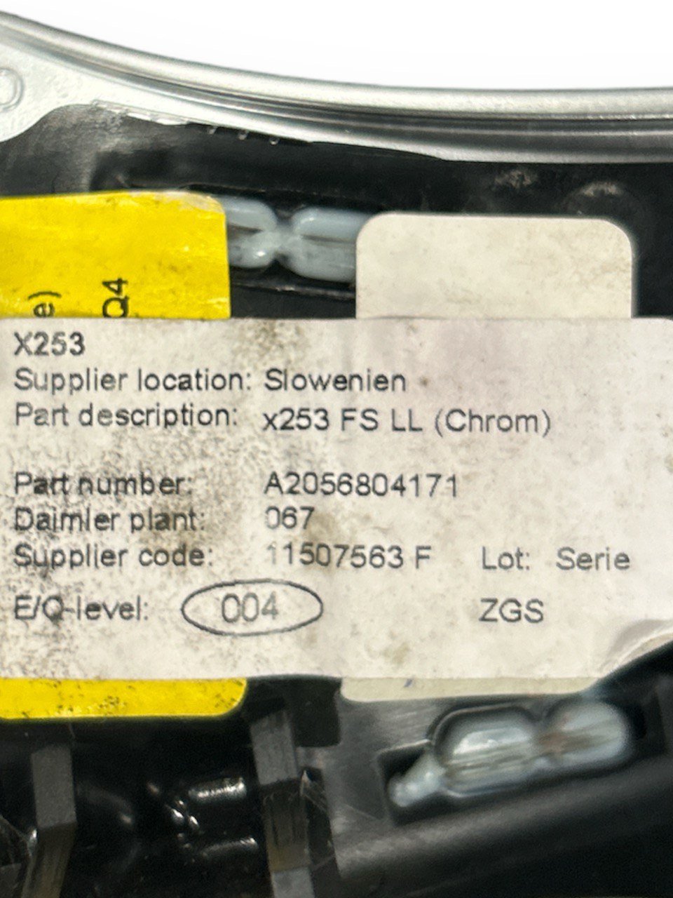 Dashboard Molding Mercedes Benz GLC (X253) (2015 - 2022) code . A2056804171 - F&P CRASH SRLS - Used Parts