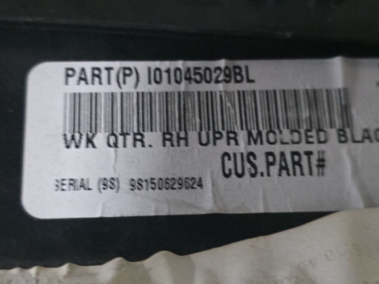 INTERIOR TRIM TRUNK RIGHT JEEP GRAND CHEROKEE Code: I01045029BL (2010 - 2021) - F&P CRASH SRLS - Used Parts