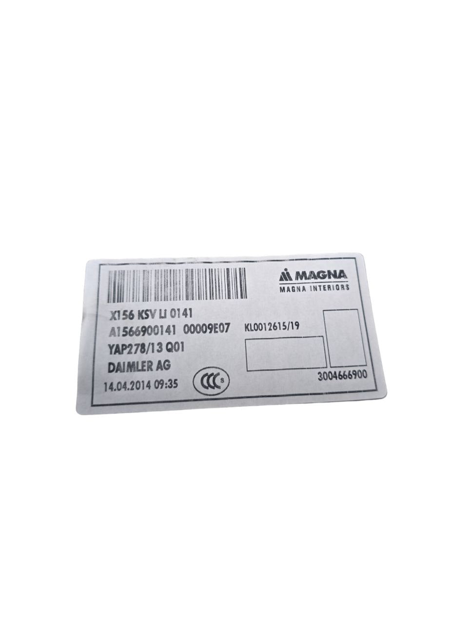 MODANATURA INTERNA BAGAGLIAIO DESTRA MERCEDES GLA X156 Cod : A1566900141 (2012 - 2019) - F&P CRASH SRLS - Ricambi Usati