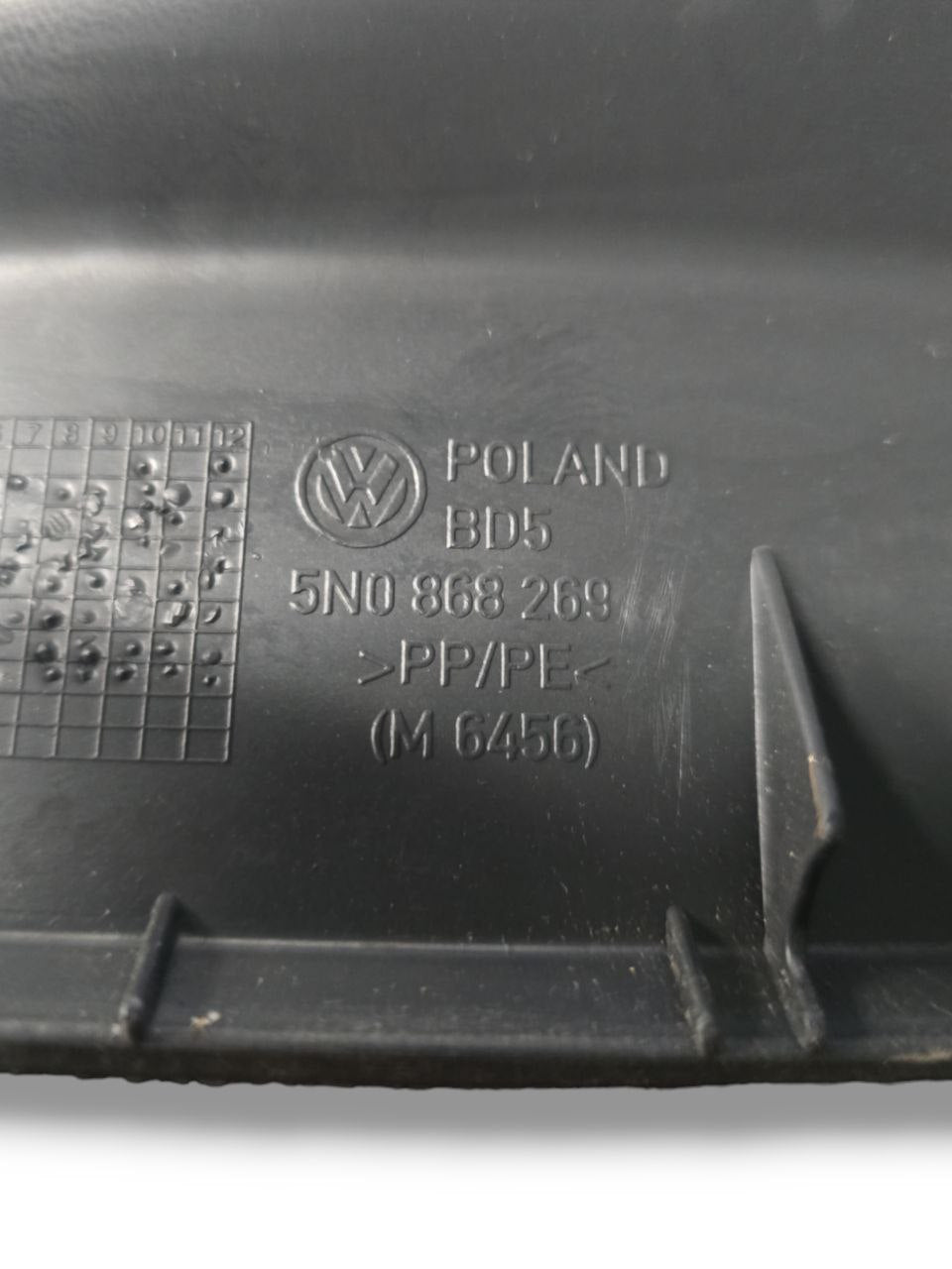 MODANATURA INTERNA POSTERIORE SINISTRA VOLKSWAEN TIGUAN 5N Cod : 5N0868269 (2007 - 2016) - F&P CRASH SRLS - Ricambi Usati