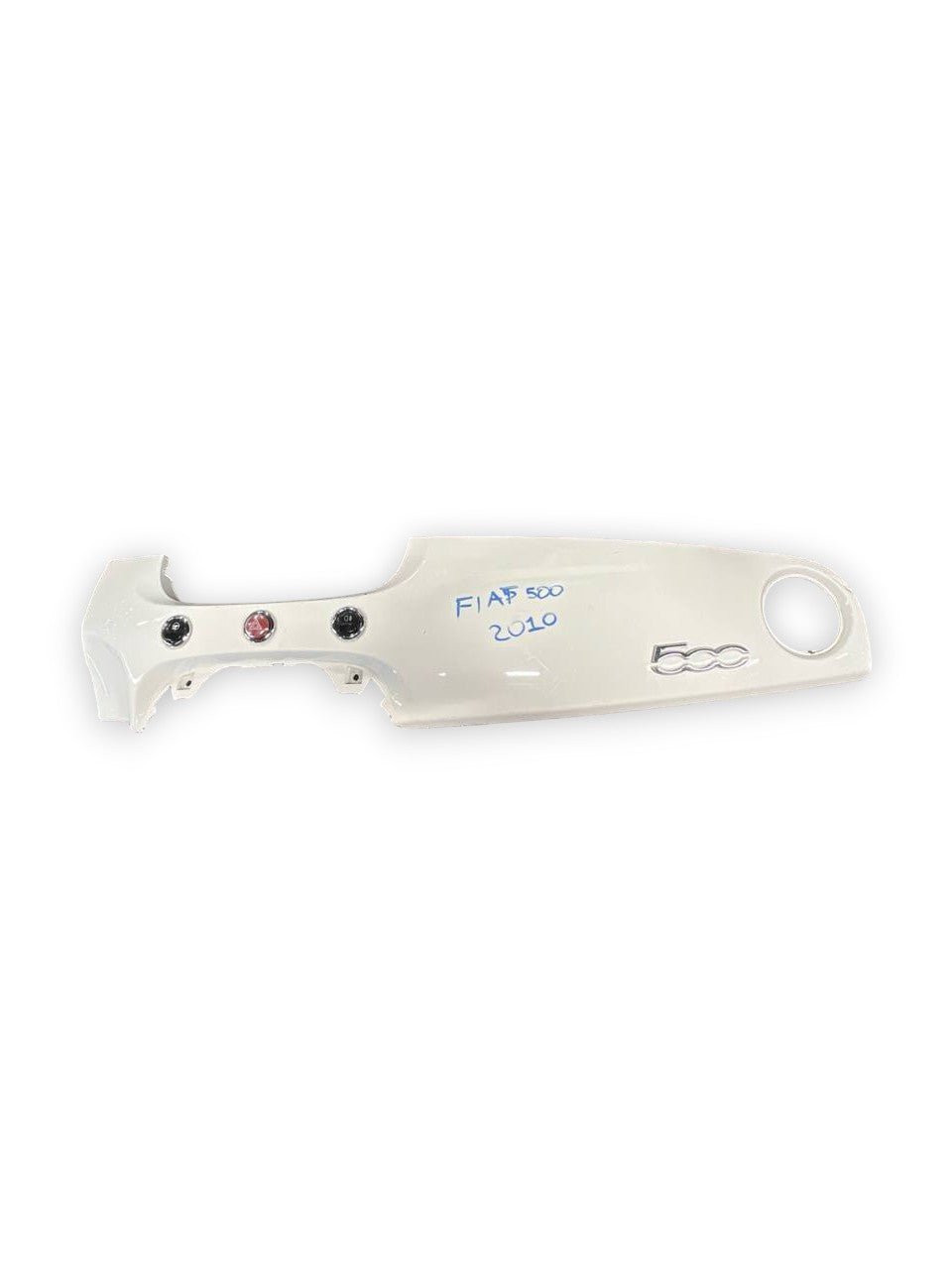 Molding / Dashboard Cover White with Buttons Fiat 500 (2007 to 2014) code: 51803289 - F&P CRASH SRLS - Used Parts