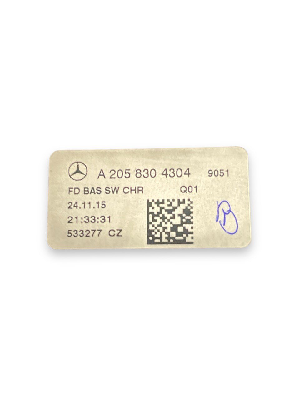 Central tunnel molding MERCEDES - BENZ CLASS C code:A2058304304 (W205) (2014 - 2021) - F&P CRASH SRLS - Used Parts