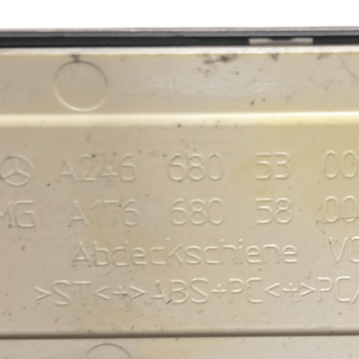Threshold Mouldings Mercedes Benz Class A (W176) code.A2466805400 (2012 > 2018) code.A2466805300 - F&P CRASH SRLS - Used Spare Parts