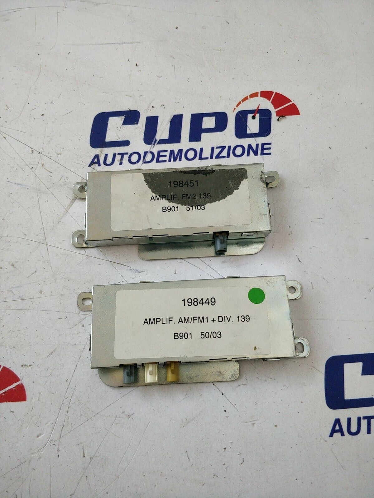 Antenna Modules Maserati Quattroporte 4.2 v8 cat 2004 198449 + 198451 - F&P CRASH SRLS - Used Parts