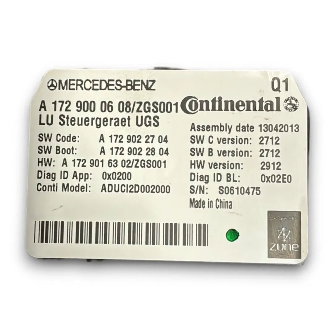 Modulo Bluetooth Mercedes-Benz Classe E W/S212 dal 2009 OEM A1729000608 - F&P CRASH SRL - Ricambi Usati