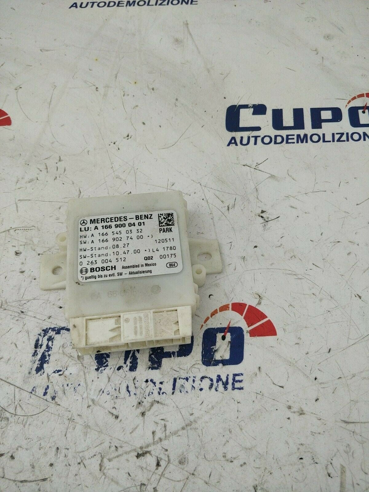 Parking sensor central unit module Mercedes ML w166 A1665450332 - F&P CRASH SRLS - Used Parts