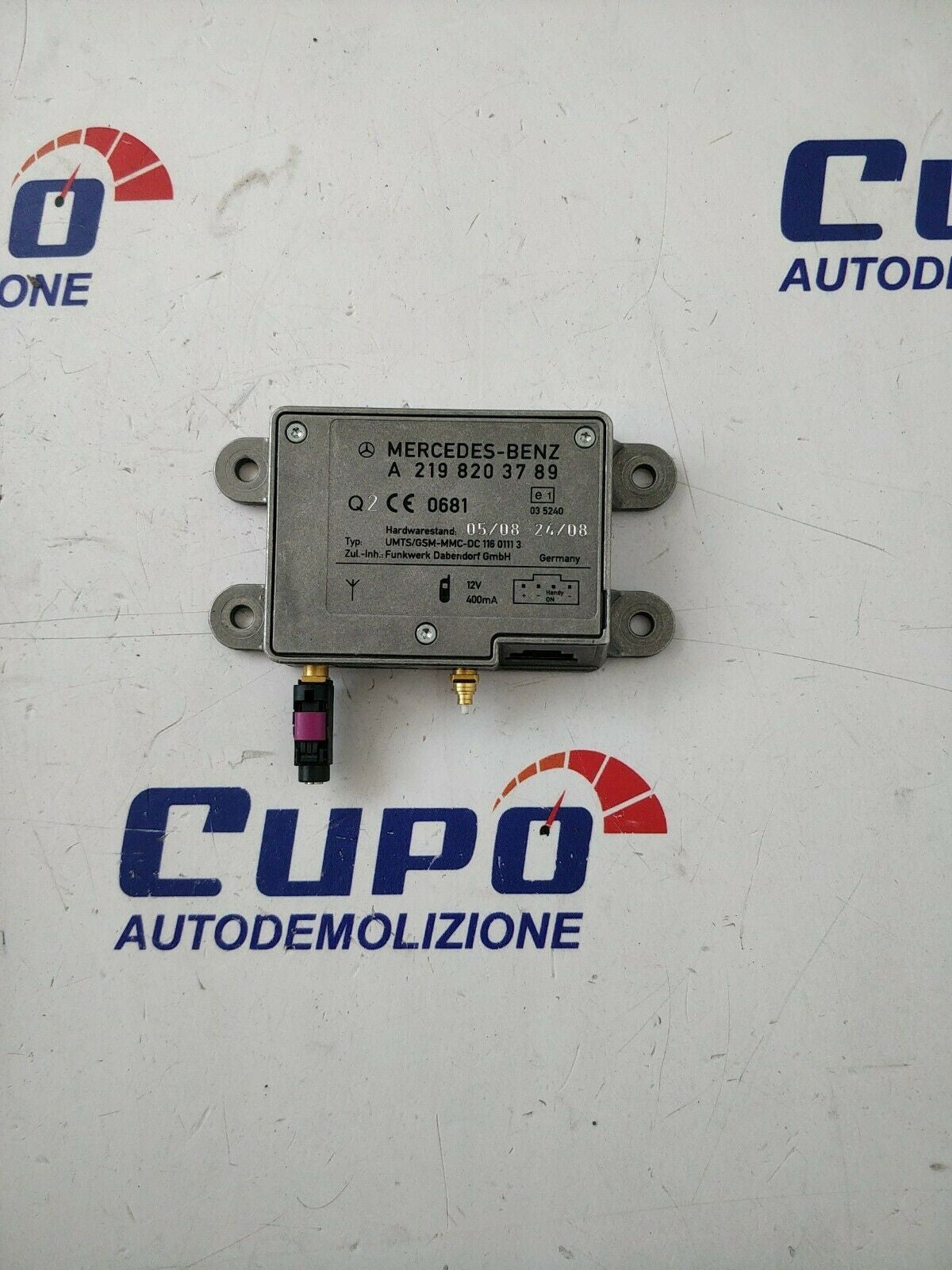 antenna signal module Mercedes Class E S CLS W211 W219 A2198203789 - F&P CRASH SRLS - Used Parts
