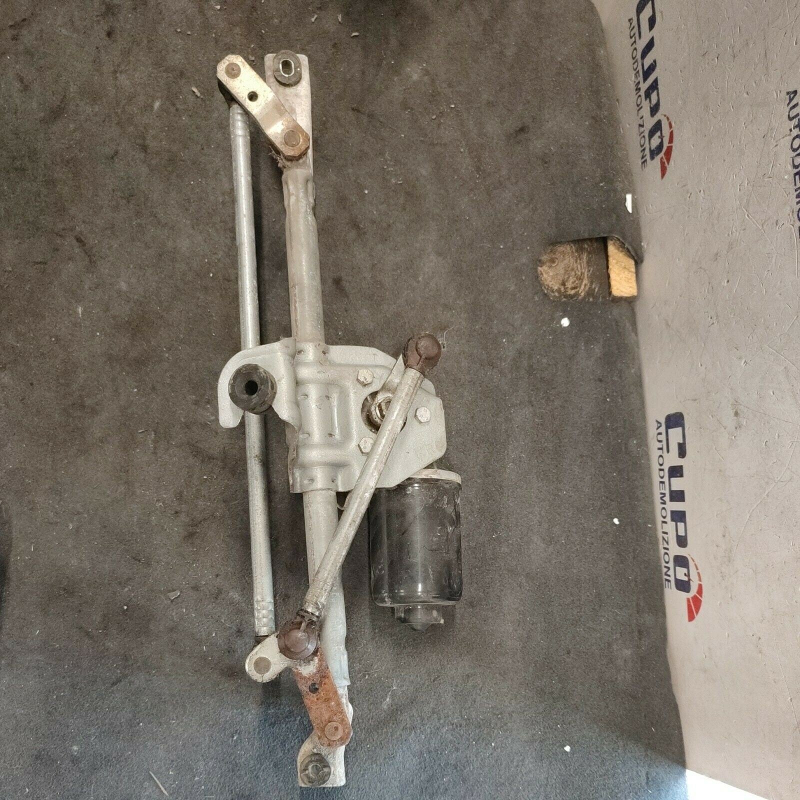 Complete Windshield Wiper Motor With Front Tandem 09225616 Opel Combo 1.7Tdci 2004 - F&P CRASH SRLS - Used Parts
