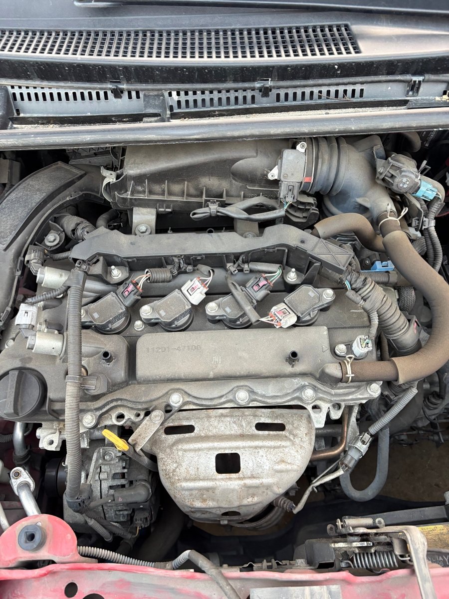 Toyota Yaris Engine (2016) 1.3 Petrol 73KW 100HP code: R1N - P12 / 1NR - FE - F&P CRASH SRL - Used Spare Parts