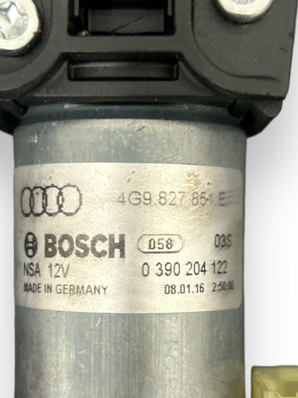 Opening/Closing Motors for Rear Hood (BOSCH) Audi A6 (C7) (2011 to 2018) cod.0390204122 cod.1397221036 cod.4G9827851E - F&P CRASH SRLS - Used Parts