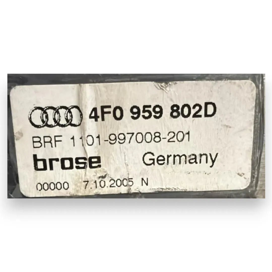 Dettaglio Motorino alzacristallo sinistro posteriore Audi A6 4F 2004–2009 OEM 4F0959801F - foto 3