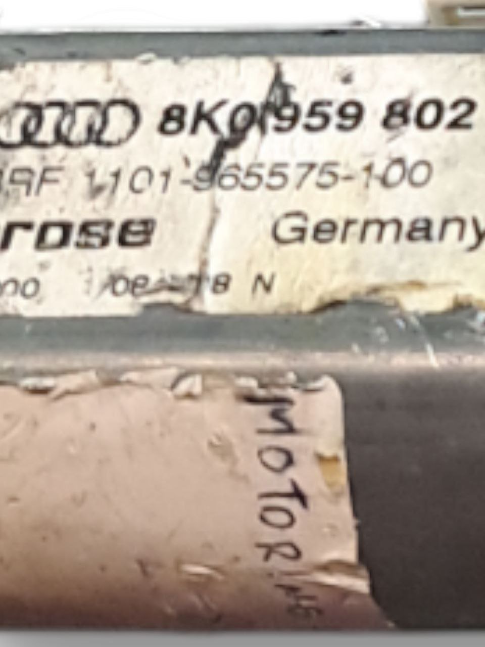 Right Front Window Lift Motor (dx) Audi A4 B8 (2010) COD:8k0959802 - F&P CRASH SRLS - Used Parts