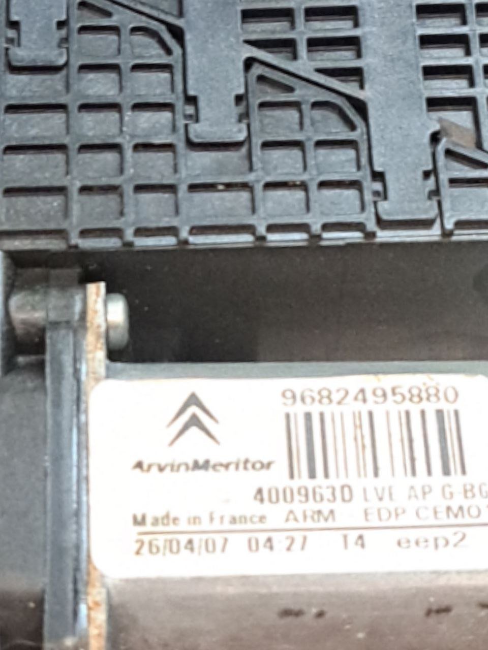 Left Front Window Regulator Citroen C4 Picasso (2006 - 2013) COD:9682495880 - F&P CRASH SRLS - Used Parts