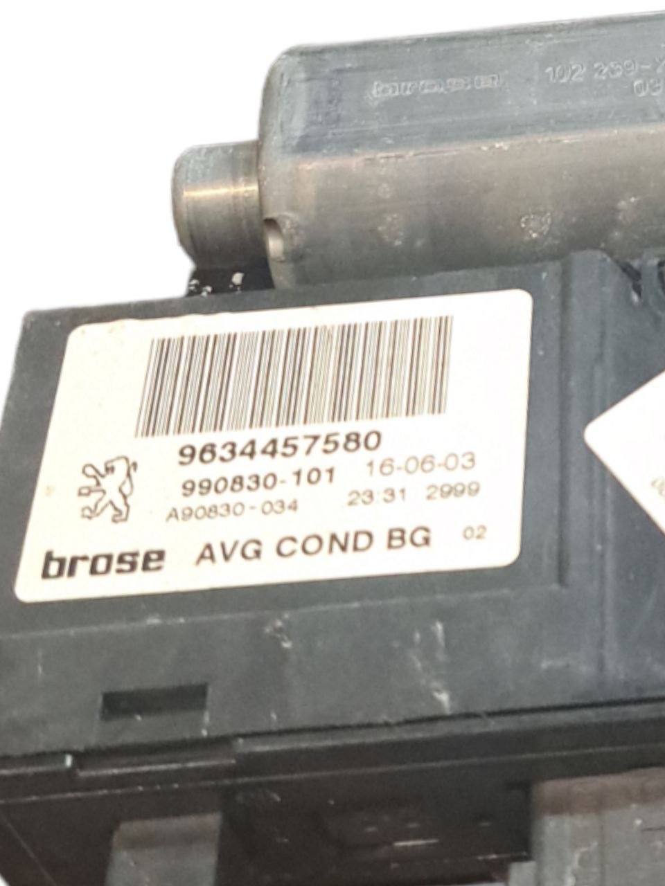 Motorino alzavetro Anteriore Sinistro Peugeot 307 (2001 - 2005) COD:9634457580 - F&P CRASH SRLS - Ricambi Usati