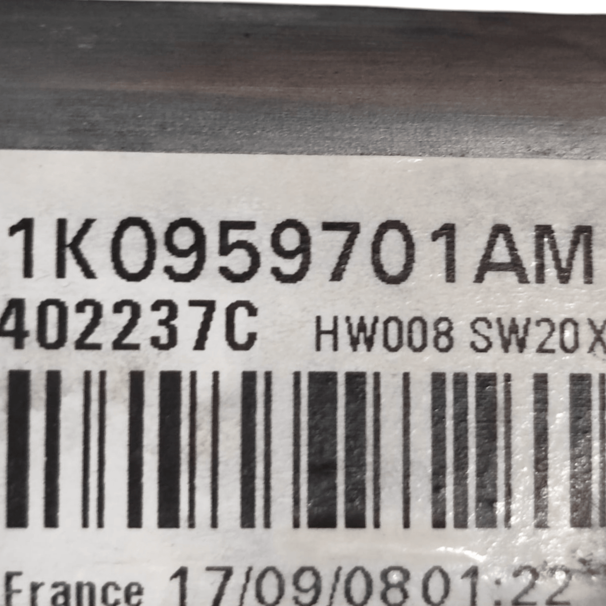 Front Left Window Regulator Volkswagen Golf VI CODE: 1K0959701AM (2008 - 2012) - F&P CRASH SRLS - Used Parts
