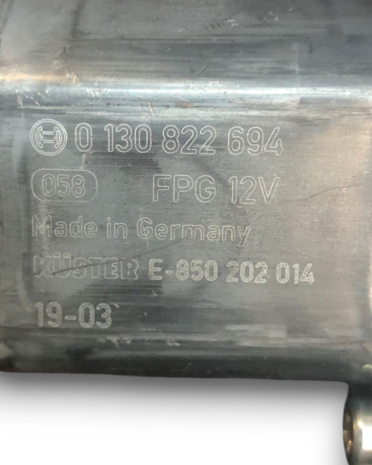 Right Rear Window Regulator Motor Dx Audi A3 8v (2012 > 2020) code:0130822694 - F&P CRASH SRLS - Used Parts