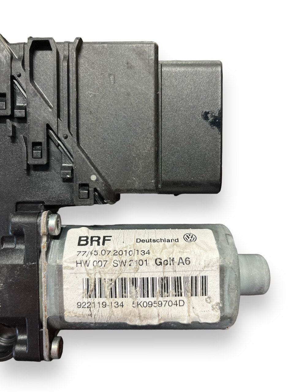 Right rear window lifter motor Volkswagen Golf VI (2008 - 2012) CODE:5K0959704D - F&P CRASH SRLS - Used Spare Parts