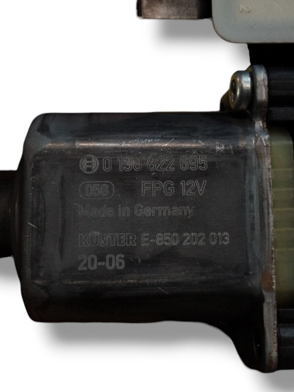 Left rear window lift motor (sx) Skoda Kamiq (2020) COD:0130822695 - F&P CRASH SRLS - Used Spare Parts
