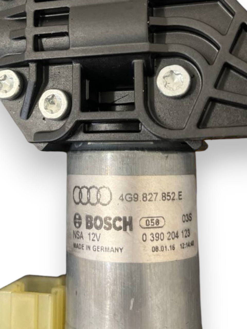 Opening / Closing Motor for Hood / Rear Hatch Audi A6 C7 2.0 Diesel (2011 to 2018) code: 4G9827852E - F&P CRASH SRLS - Used Parts