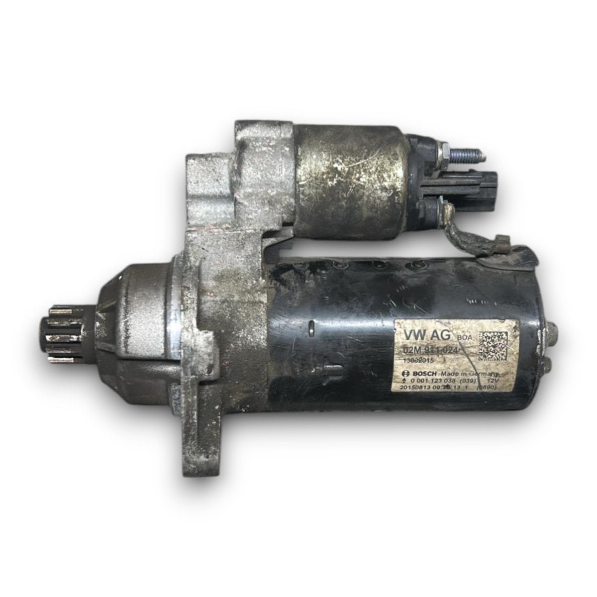 Motorino avviamento Audi A3 (8V) 02m911024 2.0 diesel (2012 > 2020) - F&P CRASH SRL - Ricambi Usati