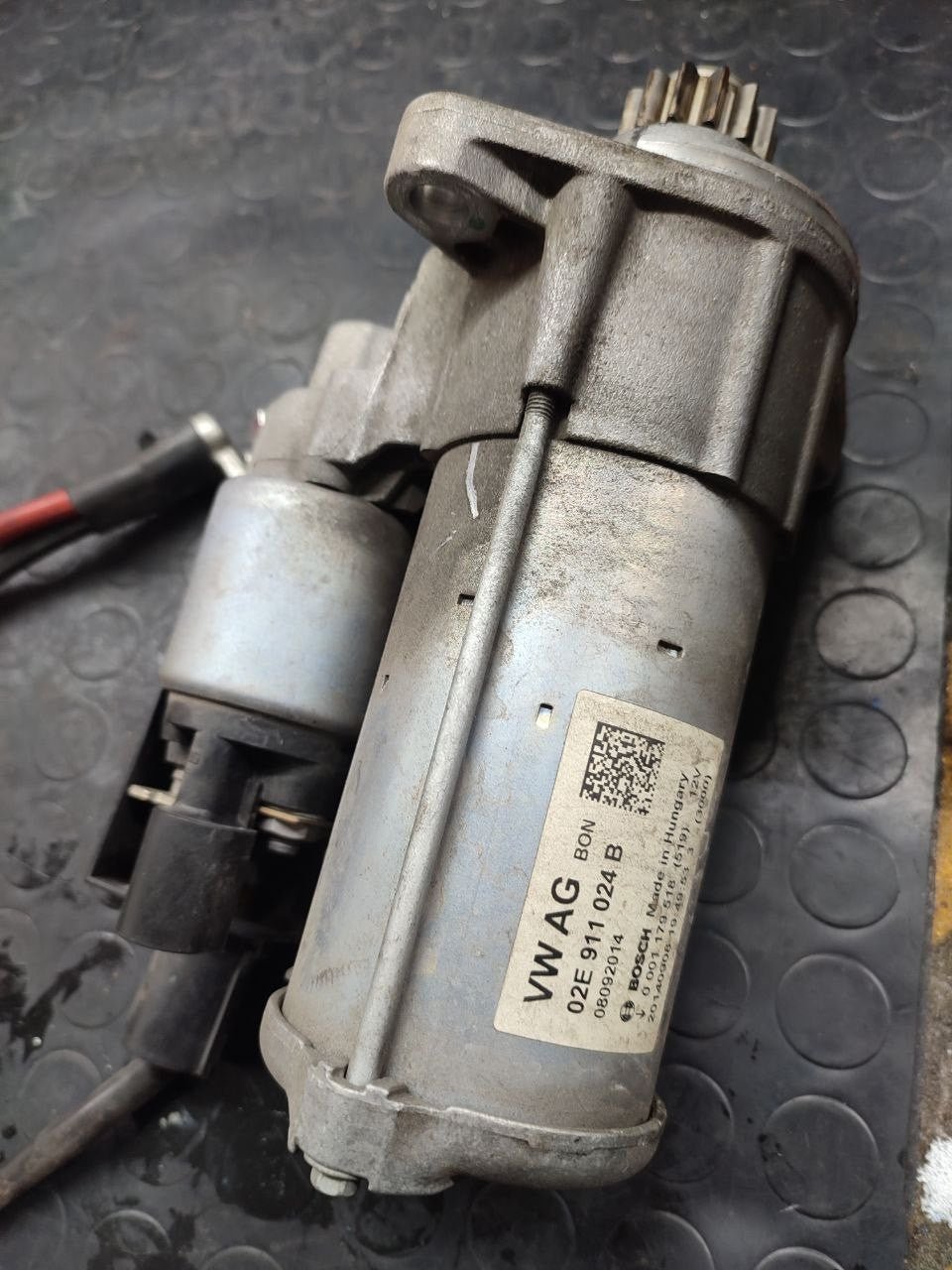 Starter motor Audi S3 2.0 tfsi ( 8v1 - 2016 ) code 02e911024b - F&P CRASH SRLS - Used Parts