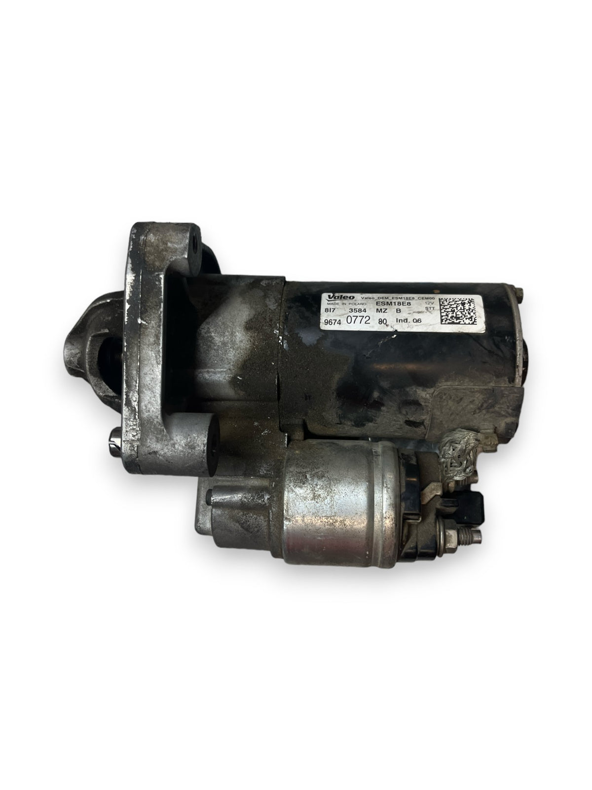 Motorino Avviamento Citroen C4 Cactus ( 2016 - 1.2b ) cod : 9674077280 - F&amp;P CRASH SRLS - Ricambi Usati