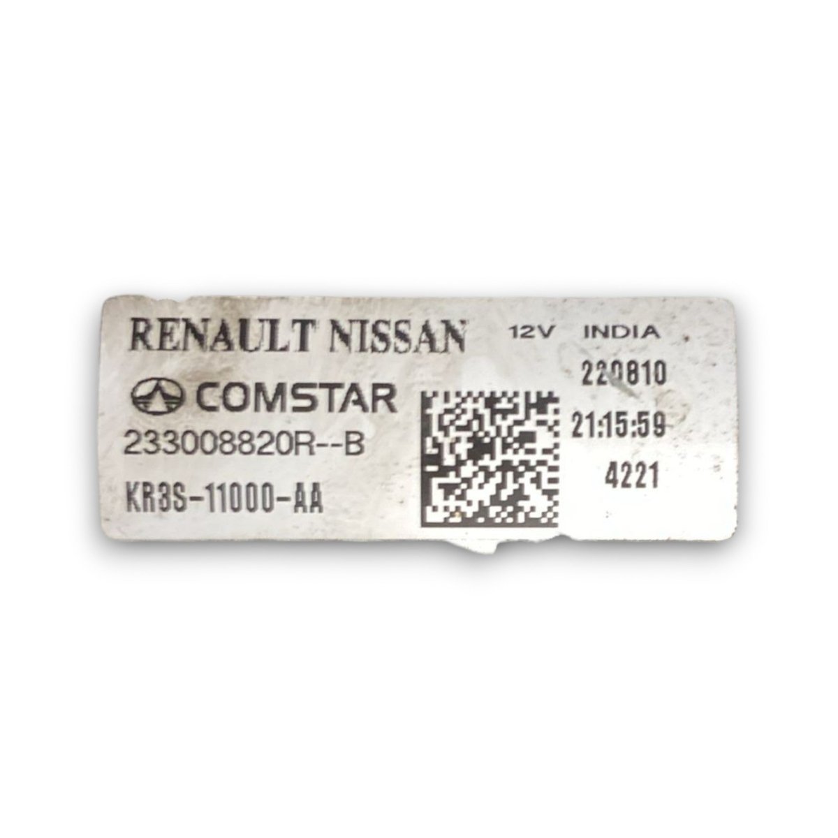 Motorino avviamento Dacia Jogger cod . 233008820r 1.0 benzina (2021 >) - F&P CRASH SRL - Ricambi Usati
