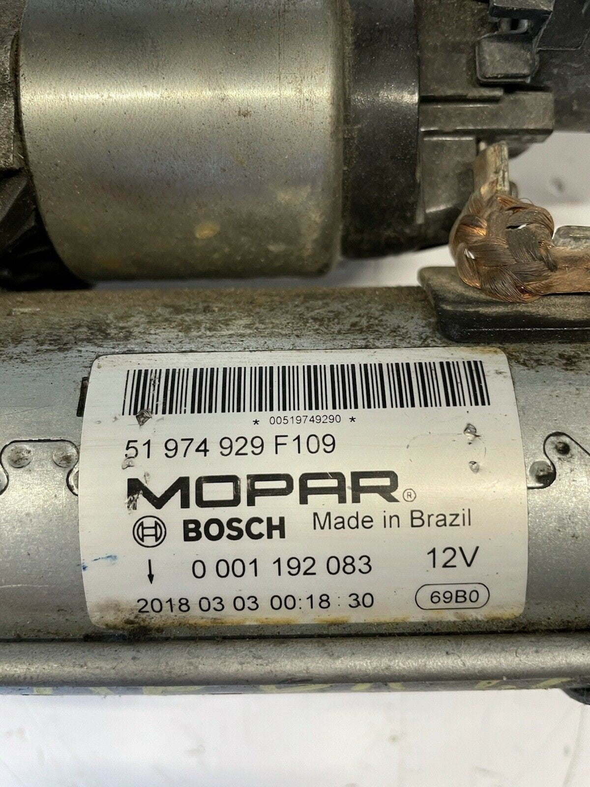 Motorino Avviamento Fiat 1.2 Panda 3ªserie/500/ALFA ROMEO MITO 0001192083 - F&P CRASH SRLS - Ricambi Usati