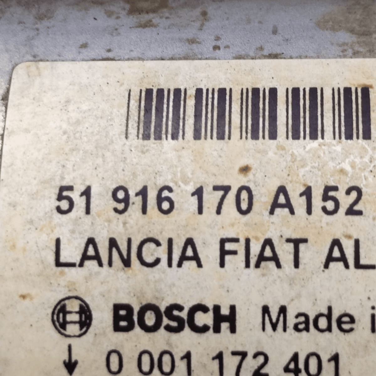 Starter Motor Fiat 500L 1.3 Diesel COD: 51916170 (2012 - 2022) - F&P CRASH SRLS - Used Parts